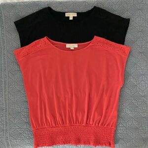 Michael Kors Cap-sleeved Tops